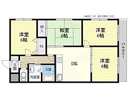 ダイアマンション 4DKの間取図画像