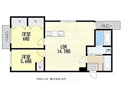 阪急京都本線 高槻市駅 徒歩25分 2階/-