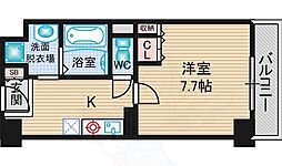 シャンピアコート茨木 1Kの間取図画像