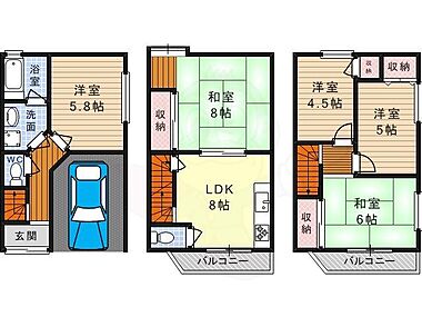 間取り：227103641477