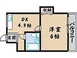 間取図画像 1DK