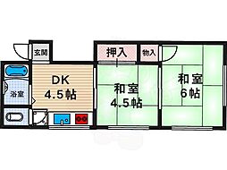 長居グリーンハイツ 3階/3C