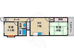 ハピネスあびこ 2階