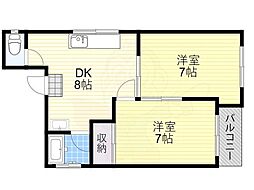 日鴻遠里小野ハイツ 5階/5B