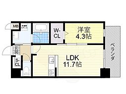 ブループラス針中野 9階/-