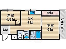 シャトーエメラルド 2階