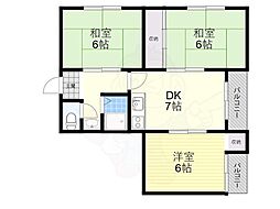 プレジール中野 3DKの間取図画像