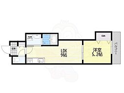 クリエオーレ鷹合 1LDKの間取図画像