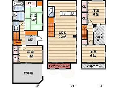間取り：227103978387