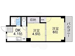 万代ハイツ長居 3階/303