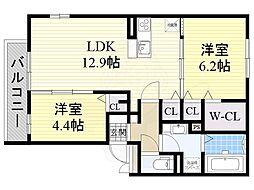 グランツ遠里小野 2階/-