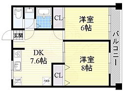 オークハイツ 4階/-