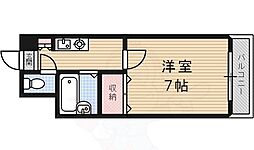 ビブレアビコ 1Kの間取図画像
