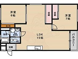 長居第2コーポラス 4階