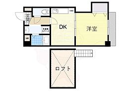 ドルチェあびこ 1DKの間取図画像