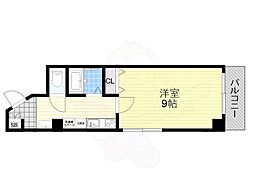 ナチュレ阿倍野 1Kの間取図画像