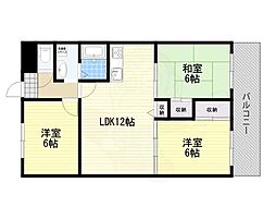 ロイヤルスプリングス 3LDKの間取図画像