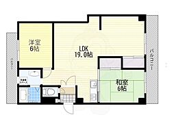 豊友マンション東豊中 3階