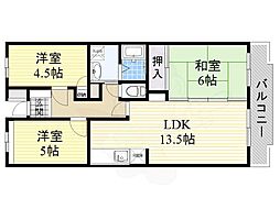 シャルム箕面 3階/-
