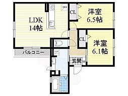 クレール桃山台 3階/-