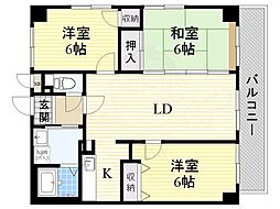 ボヌール千里中央 3階