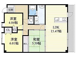 ウイング旭ヶ丘 8階