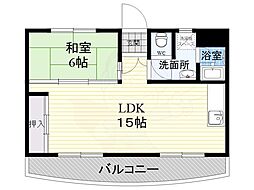 スタシア緑地公園 1LDKの間取図画像