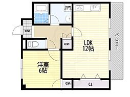 ガーデンシティハイツ 1LDKの間取図画像