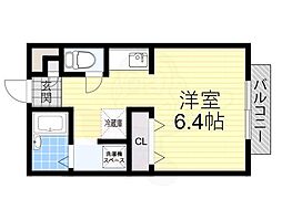 ハイム多摩2 ワンルームの間取図画像