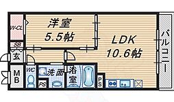 K-PLAT21 1LDKの間取図画像