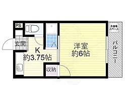 津之江パークハイツ2号館 4階/-