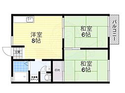 キャッスルハイムB棟 2階