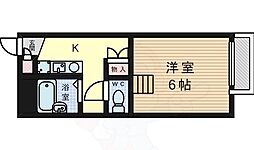 レオパレス辻子 1Kの間取図画像