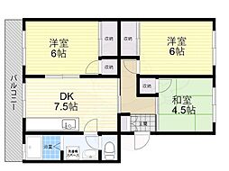 磐手ハイツB棟 3階
