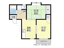 間取図画像 2DK