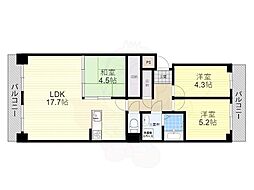 ユニライフ山崎C棟 8階