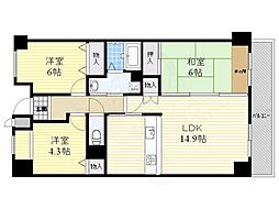 クレールハイム 3階