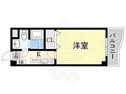 CASA・SOL 1Kの間取図画像