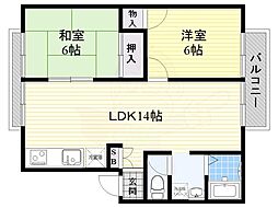 プラムコート 2階/-