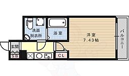 セレニテ高槻 1Kの間取図画像