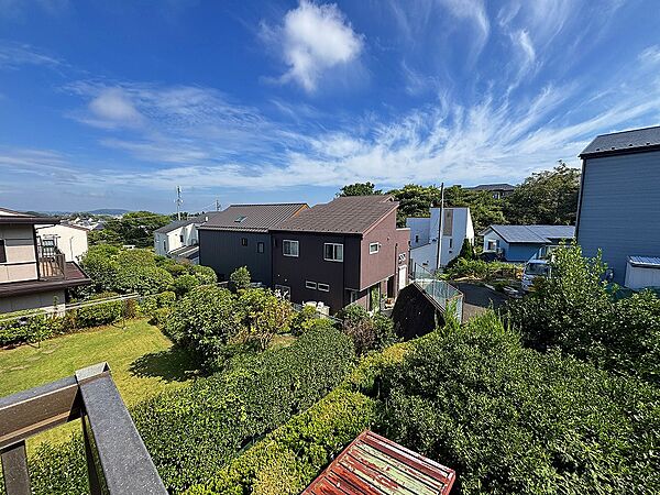 現地建物2階からの眺望
