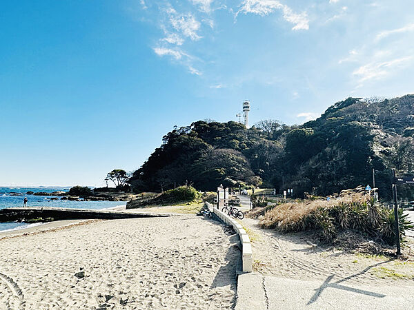 観音崎公園には現地より1910ｍ
