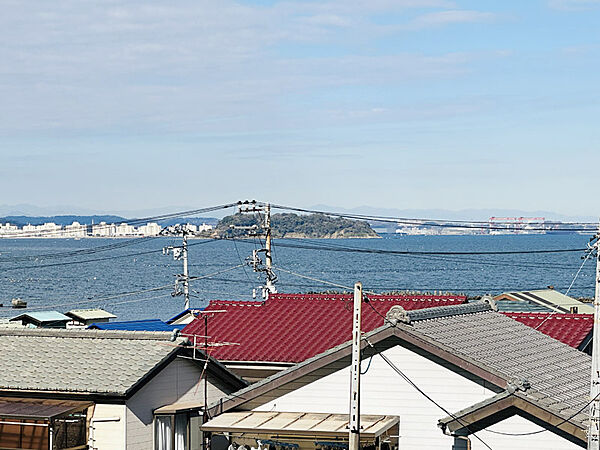 現地2階建相当の高さからの眺望