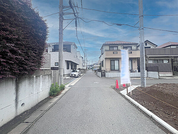 前面道路・分譲地全体