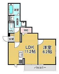 間取図画像 1LDK