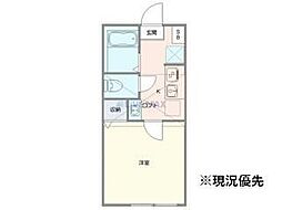 ラフィーネ・パーク岸根公園 1Kの間取図画像