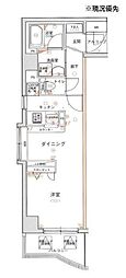 グリフィン新横浜・六番館 ワンルームの間取図画像