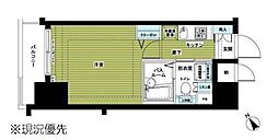 トーシンフェニックス新横濱イクシール 1Kの間取図画像