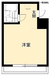 ラ・レジダンス・ド・ポローニア ワンルームの間取図画像