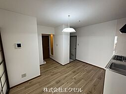 JR中央本線 立川駅 バス10分 大山団地東下車 徒歩2分の賃貸アパート 1階2DKのリビング/ダイニング